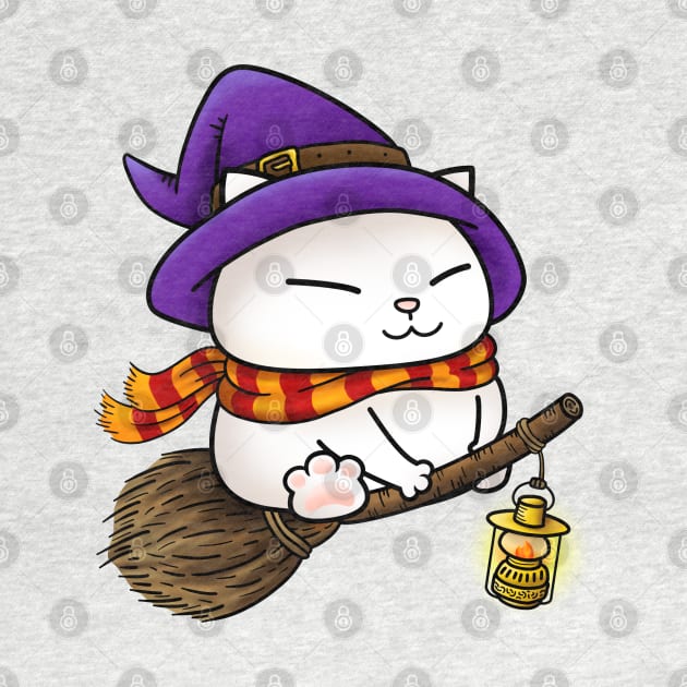 Halloween Cat Witch Kitty by Takeda_Art